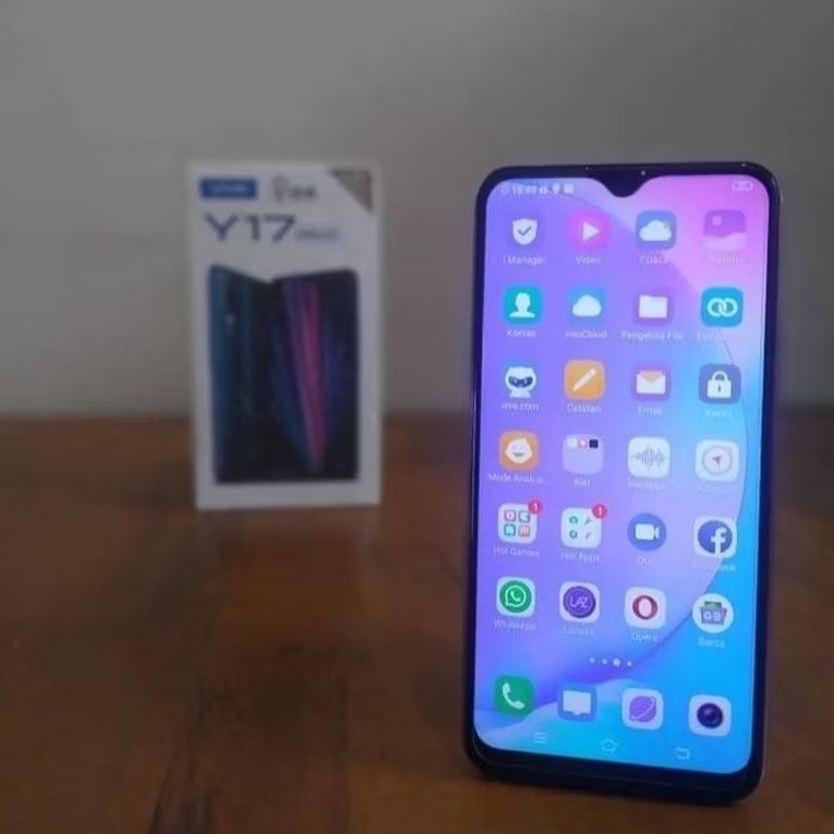 VIVO Y17 4/128 SECOND ORI BEKAS GARANSI RESMI