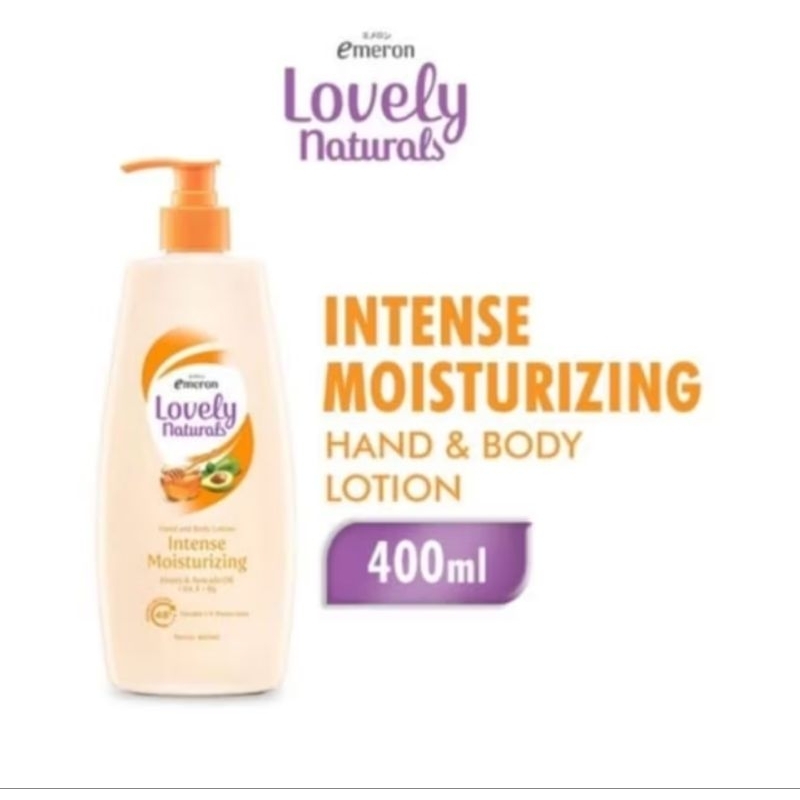 Emeron lovely natural handbody lotion pump 400ml