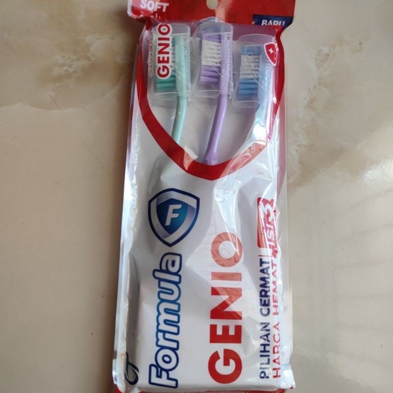 Formula genio sikat gigi isi 3 pcs sikat gigi formula genio
