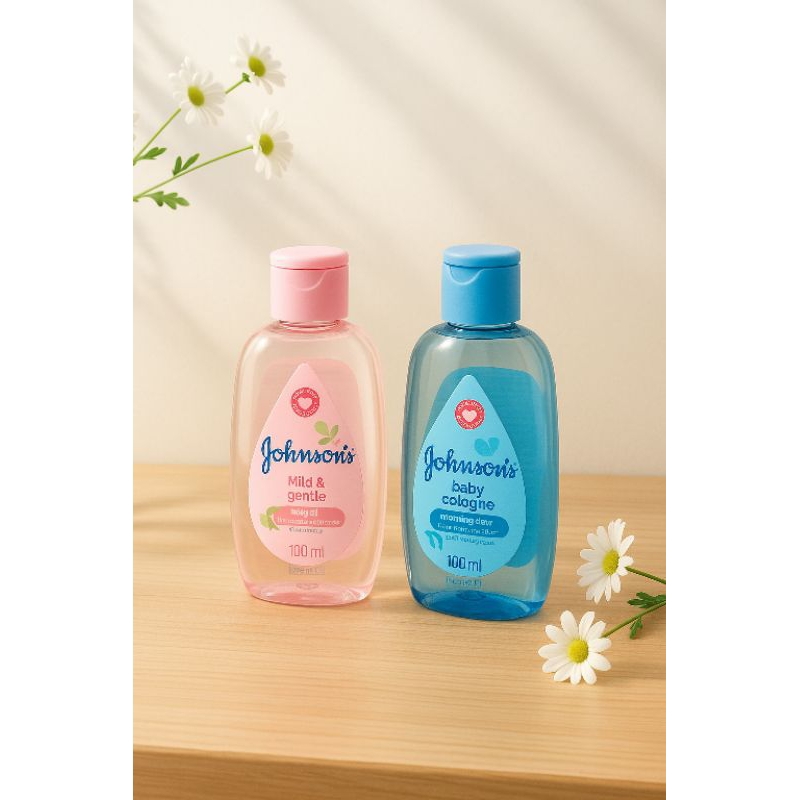 Johnson baby cologne pink, biru, hijau, biru muda 100ml