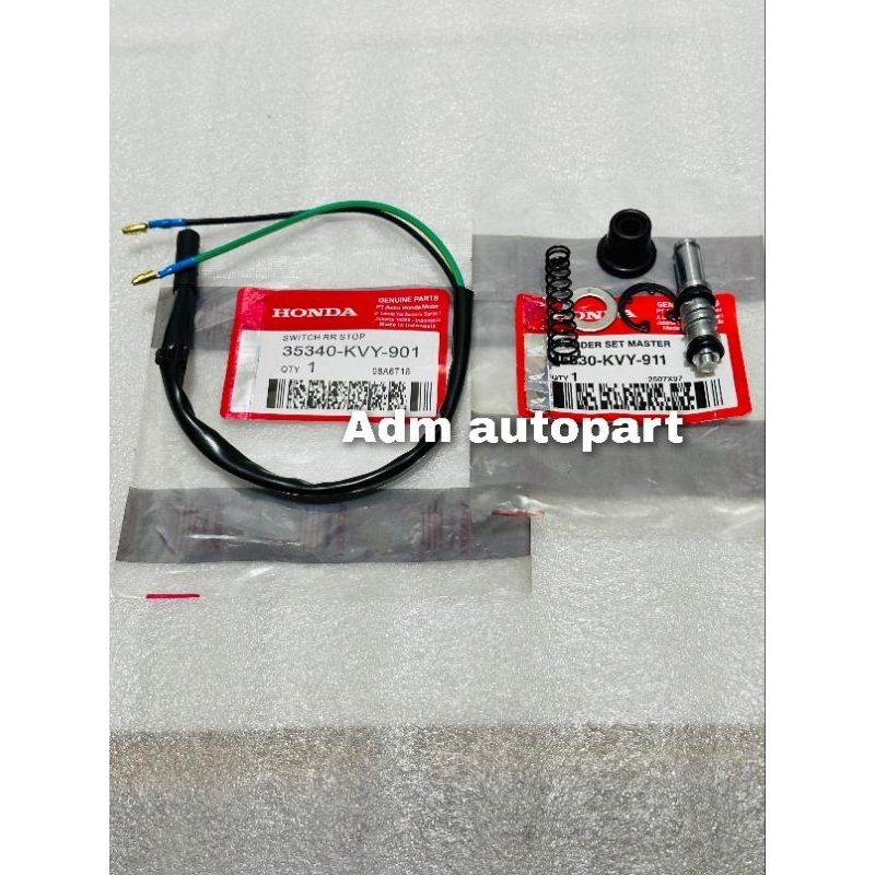 Seal sil master rem depan+Switch rem kebelakang KVY-901 Vario 125 fi old 2012-2015, Vario 125 esp le