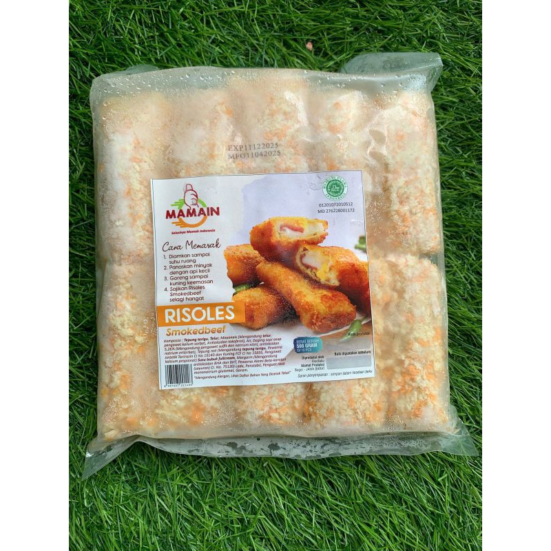 

Risoles Smokebeef Mayonese Frozen Mamain Isi 10 pcs ( 500gr )