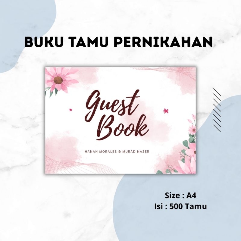 

Buku Tamu Pernikahan Isi 500 Tamu Undangan