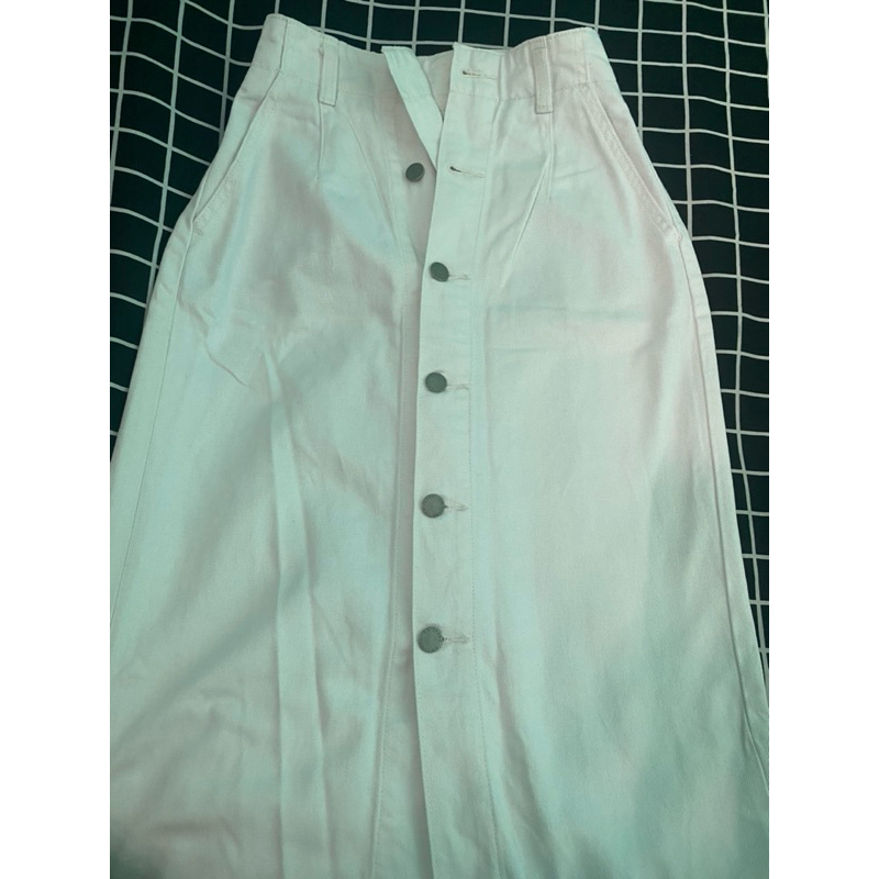 Rok Gu jeans putih