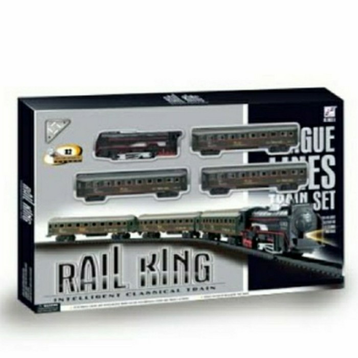 Mainan Kereta Api Rail King 19033-3 Mainan Kereta Api Anak Rail king