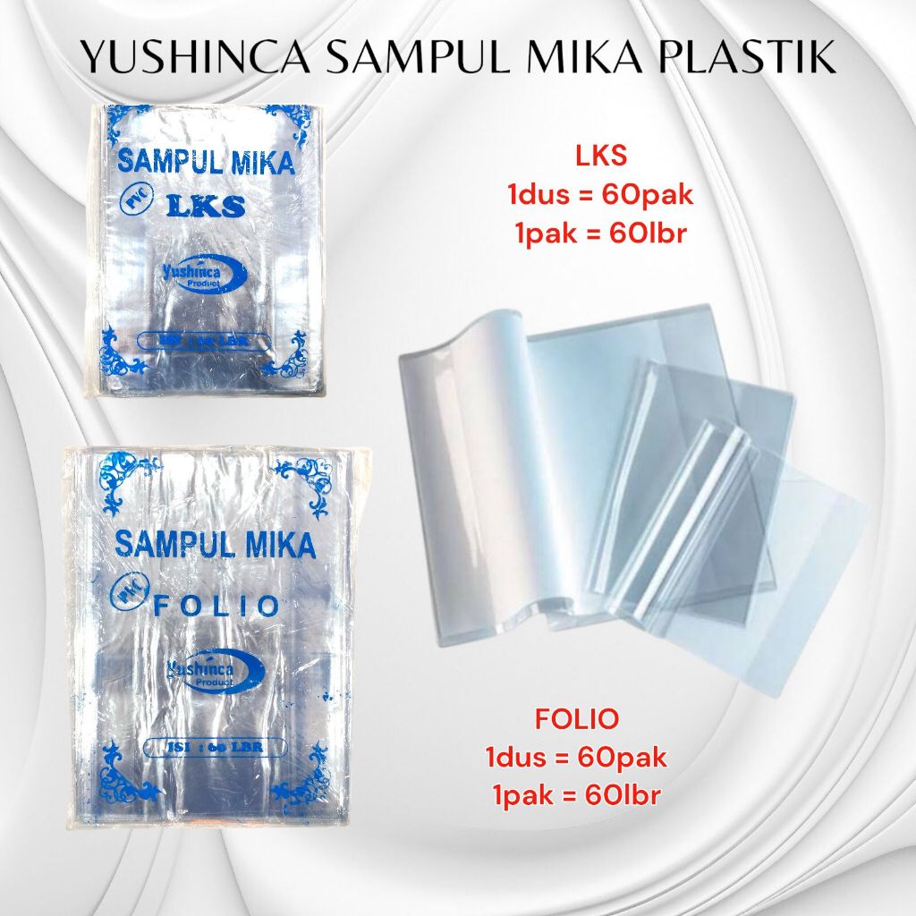 

SAMPUL BUKU YUSHINCA MIKA PLASTIK TEBAL
