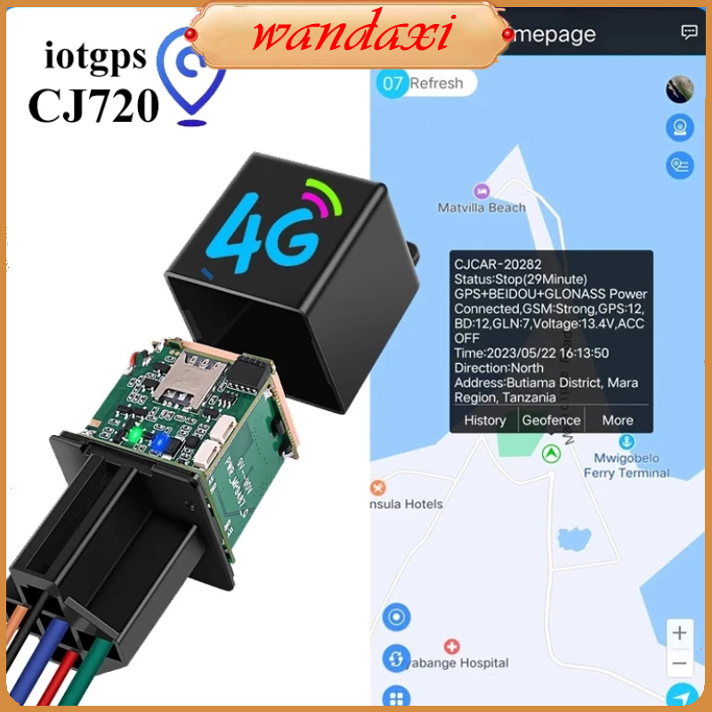 GPS CJ720-gps motor jarak jauh anti maling/gps tracker mobil/alat pelacak gps mini jarak jauh MDY
