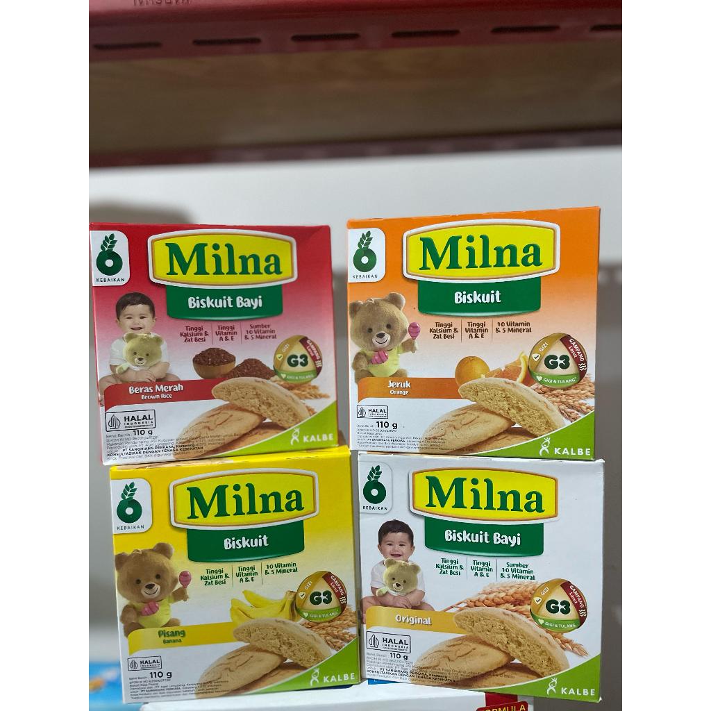FREE GIFT  MILNA BISKUIT BAYI 6BULAN+ 100g SNACK MPASI/baby food