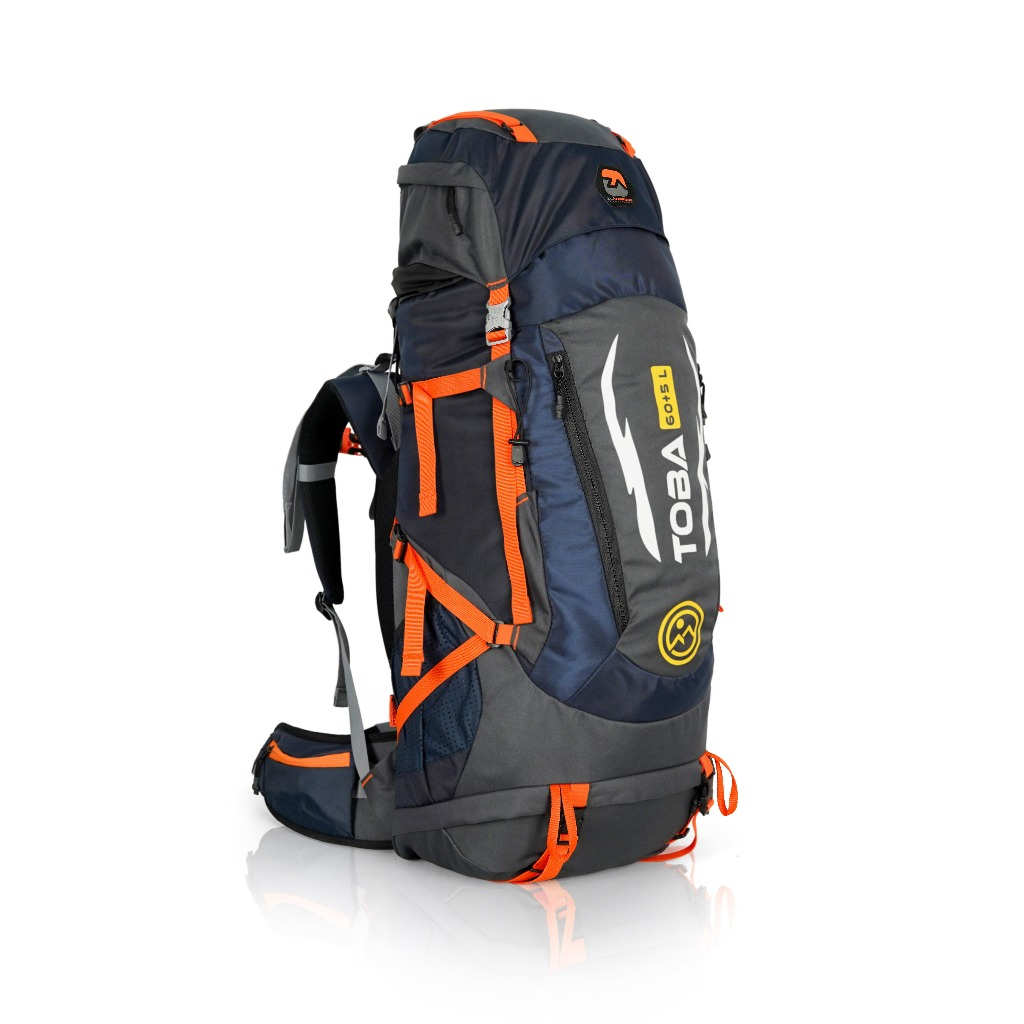 Tas Gunung Zarventure Toba Tas Carrier 60+5 Liter Keril Tas Gunung Outdoor Terlaris 2025