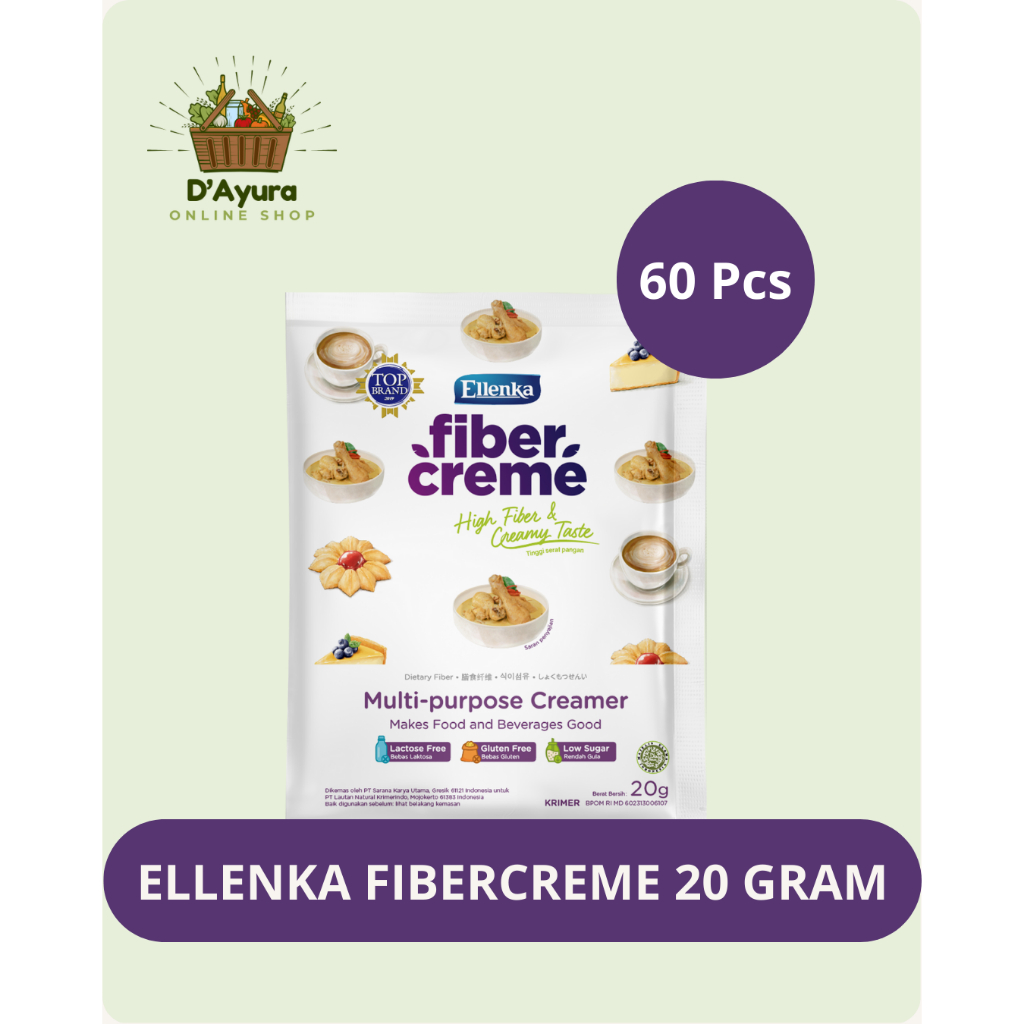 

Ellenka FiberCreme 20gram - 1 karton (60 pcs)