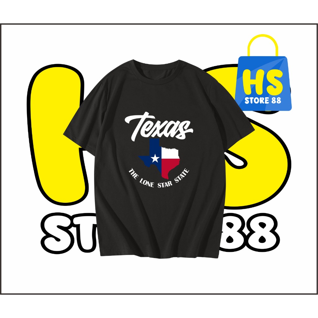 BAJU TEXAS AMERIKA - KAOS TEXAS AMERIKA - SOUVENIR TEXAS AMERIKA OLEH OLEH TEXAS AMERIKA TYPE 1
