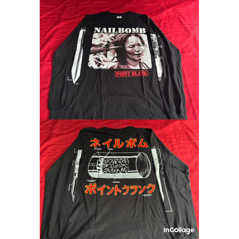 NAILBOMB point blank- LONGSLEEVE
