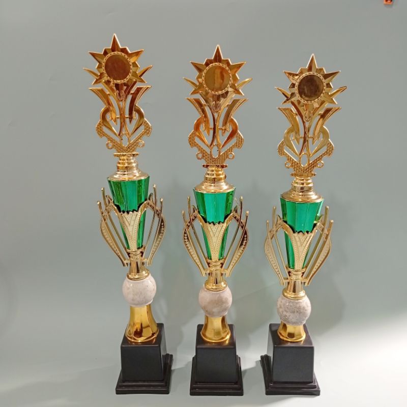 PIALA MARMER OSLO HIJAU SET | KOMBINASI MARMER | PIALA JUARA 123