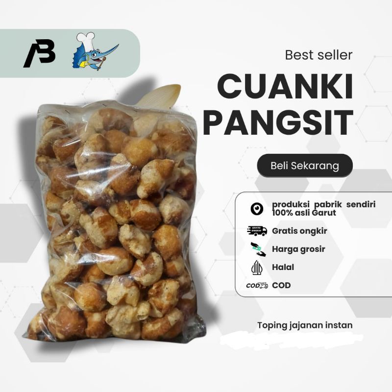 

Toping instan CUANKI SIOMAY BESAR isi 150 Pcs Bisa COD