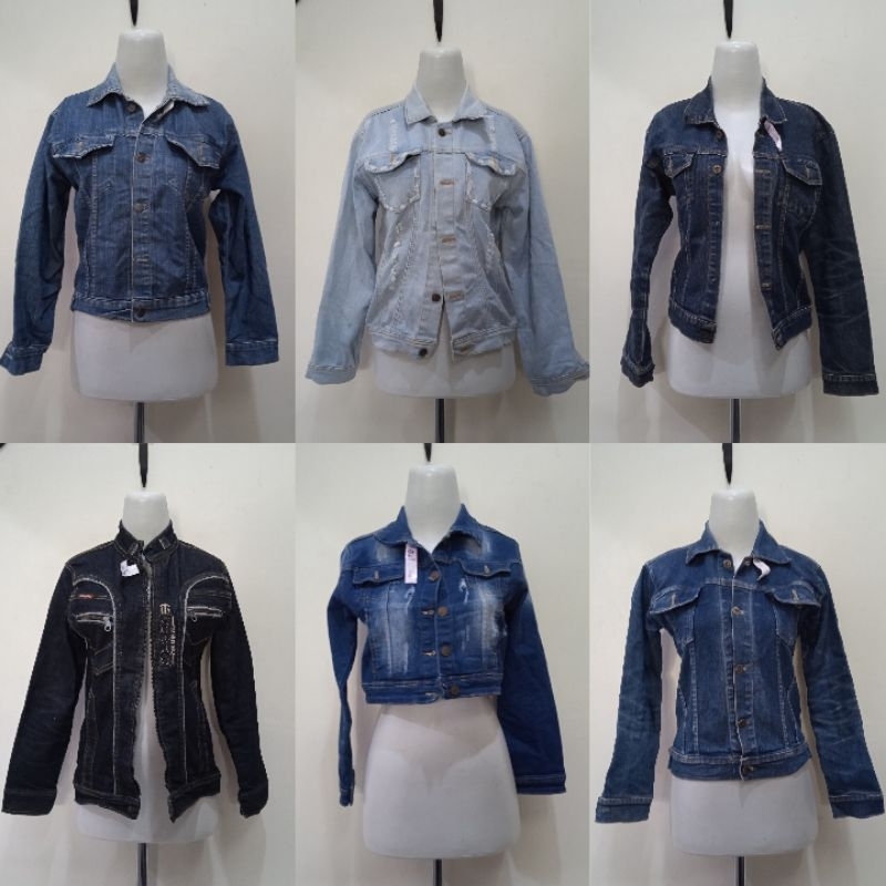 JAKET JEANS MURAH//ATASAN CEWEK JEANS//KEMEJA JEANS