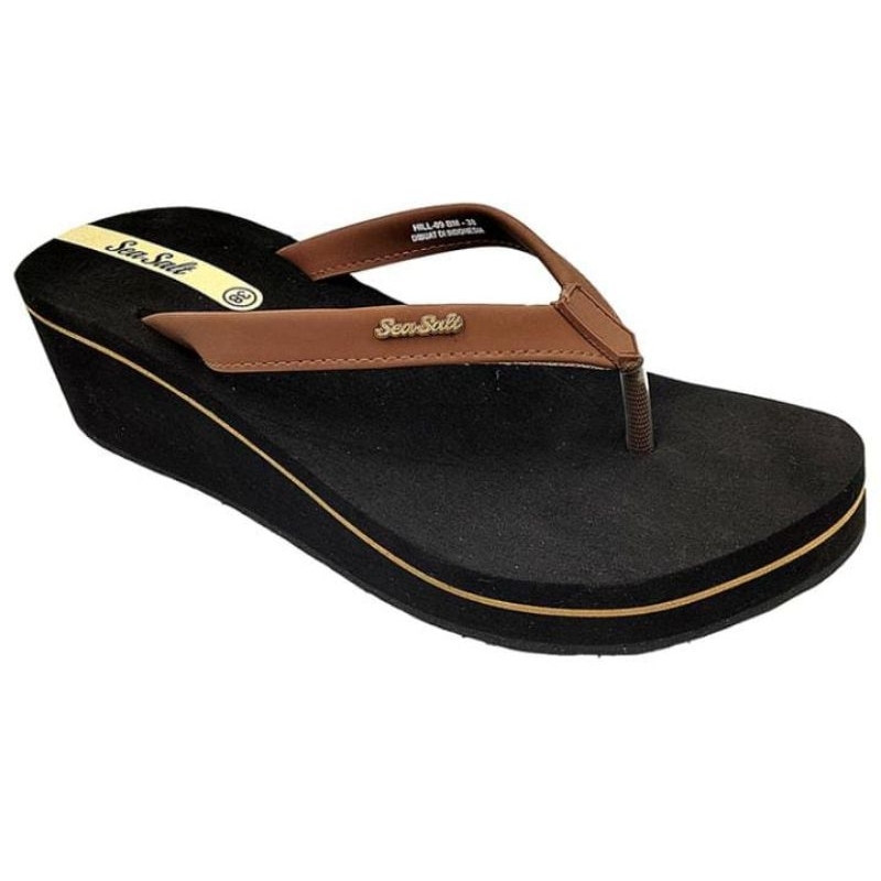 Sea Salt HILL 009-L Sandal Wedges Wanita Terkini