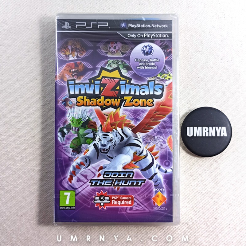 PSP UMD Invizimals Shadow Zone Kaset CD Game Playstation Invi z imals PSP Playstation Portable Game