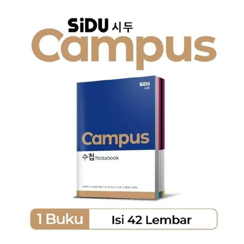 

BUKU TULIS SIDU CAMPUS ISI 42 LEMBAR ECERAN & PACK