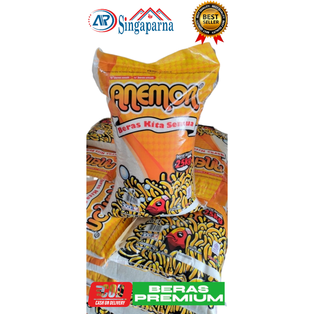 

Beras Anemon 25 Kg BARANG TERJAMIN ASLI
