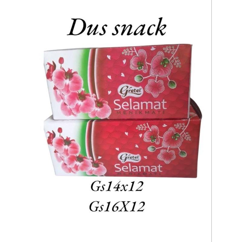 

dus snack ukuran14x12.16x12/pak isi100pcs
