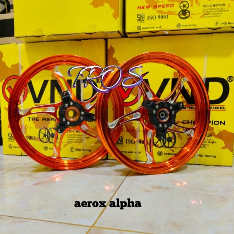 VND VELG RACING YAMAHA AEROX ALPHA AEROX  OLD/NEW RING 14