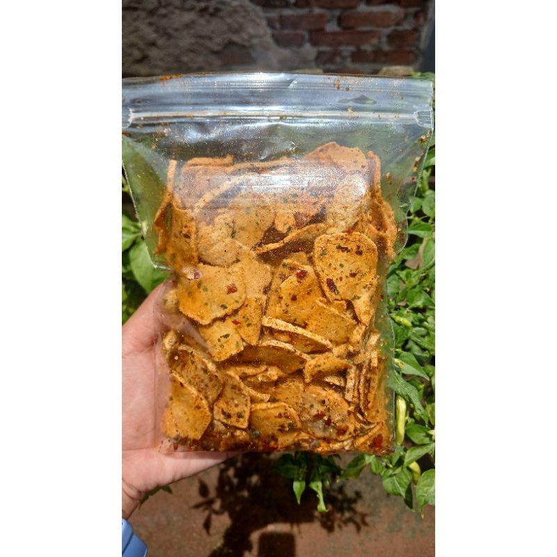

Basreng Koin Gurih Pedas Daun Jeruk 200gr