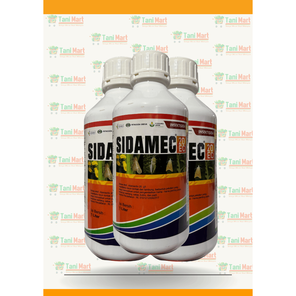 Insektisida SIDAMEC 20 EC Abamectin 20 g/l 1 Liter