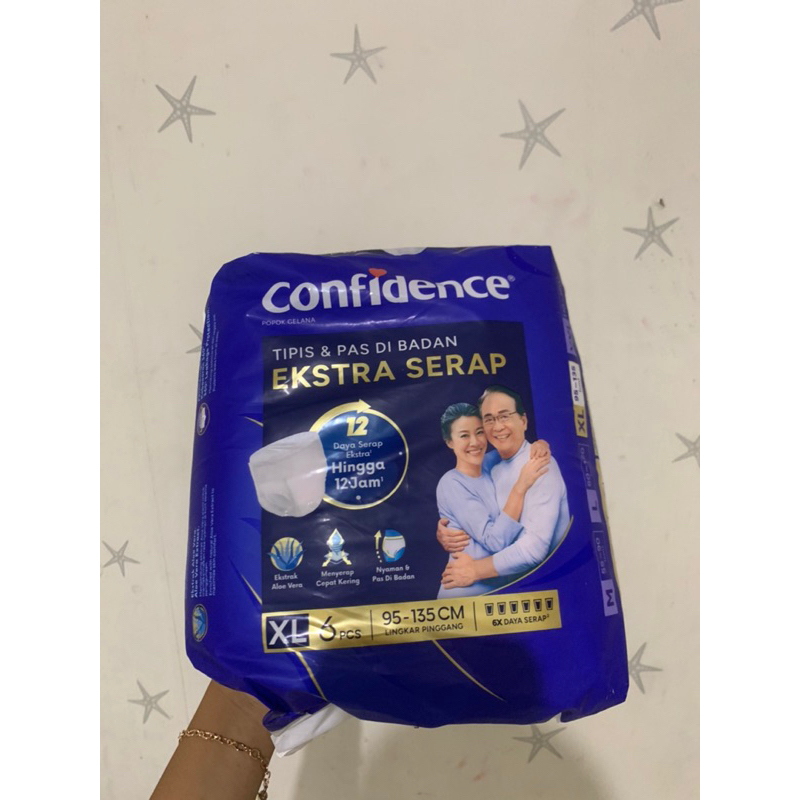 CONFIDENCE POPOK DEWASA XL 6pcs -Popok celana dewasa