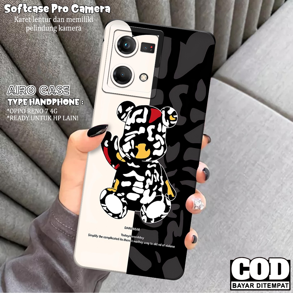 Case OPPO RENO 7 4G - Softcase OPPO RENO 7 4G - Fashion Case KARTUN - Casing OPPO RENO 7 4G - Softca