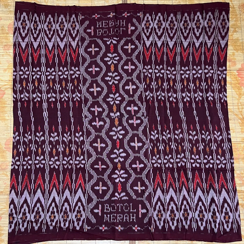 sarung Goyor asli tenun jahit tengah rayon 100%