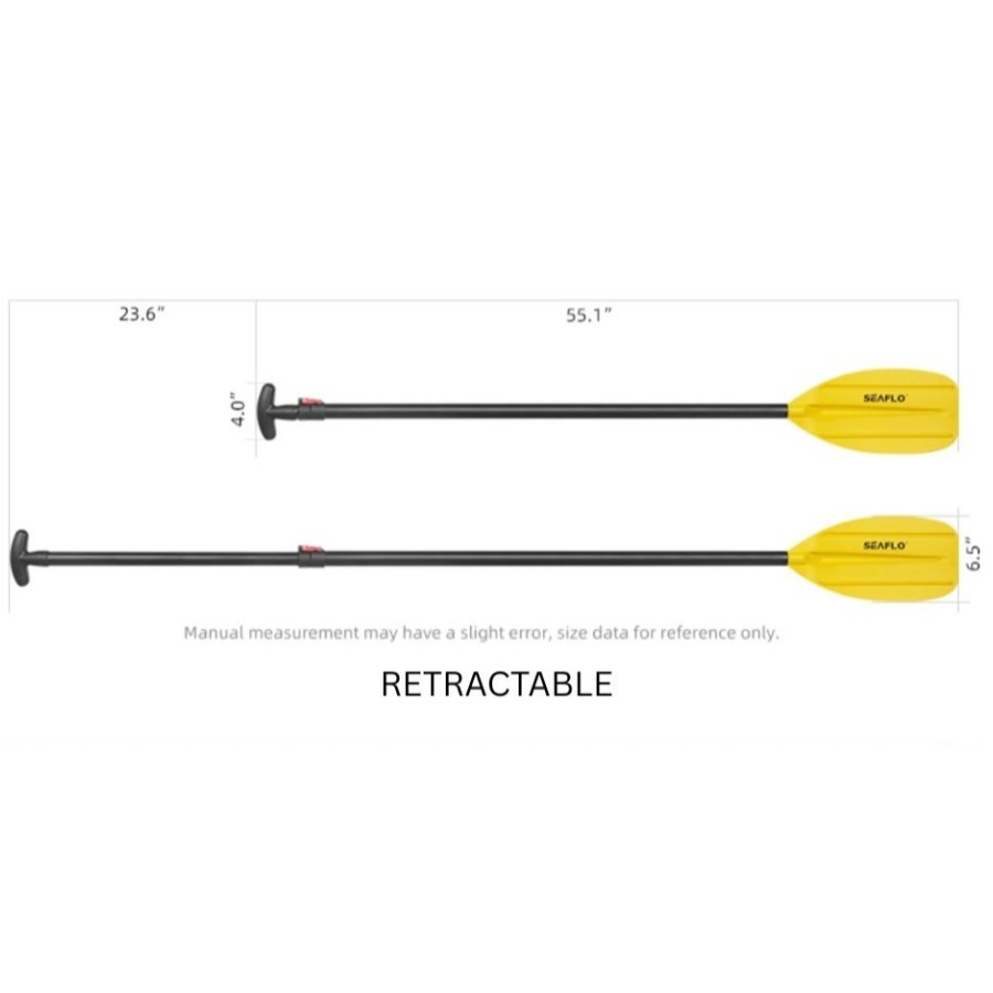 Telescopic One blade paddle Dayung perahu karet/ Dayung kayak