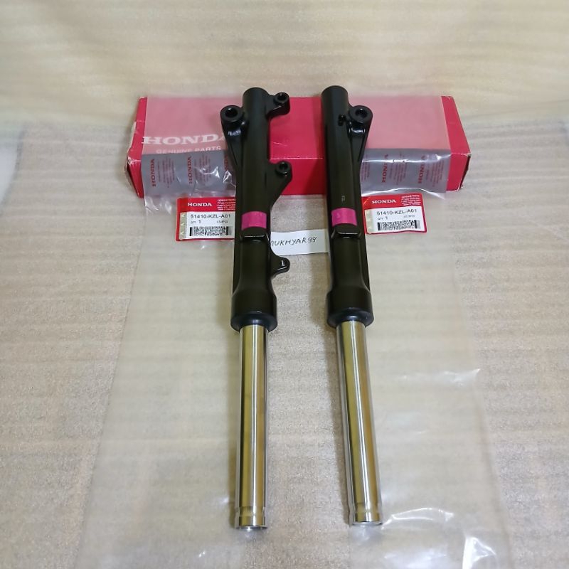 AS SHOCK DEPAN PLUS TABUNG HONDA BEAT FI SCOOPY FI 2013-2019 1 SET KANAN KIRI