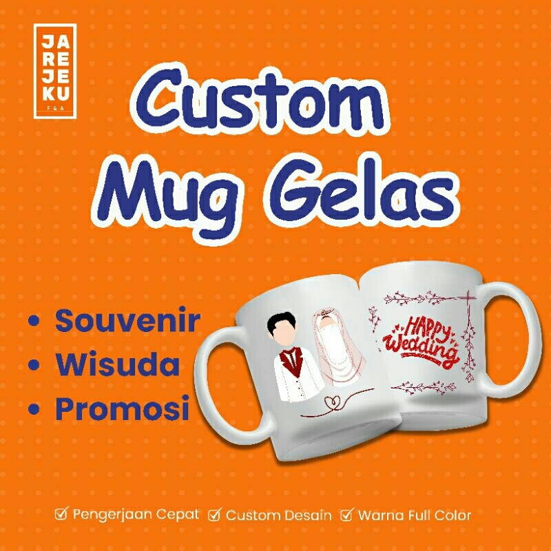Mug Custom / Gelas Custom / Gelas Mug / Mug Custom Premium / Gelas Mug Custom
