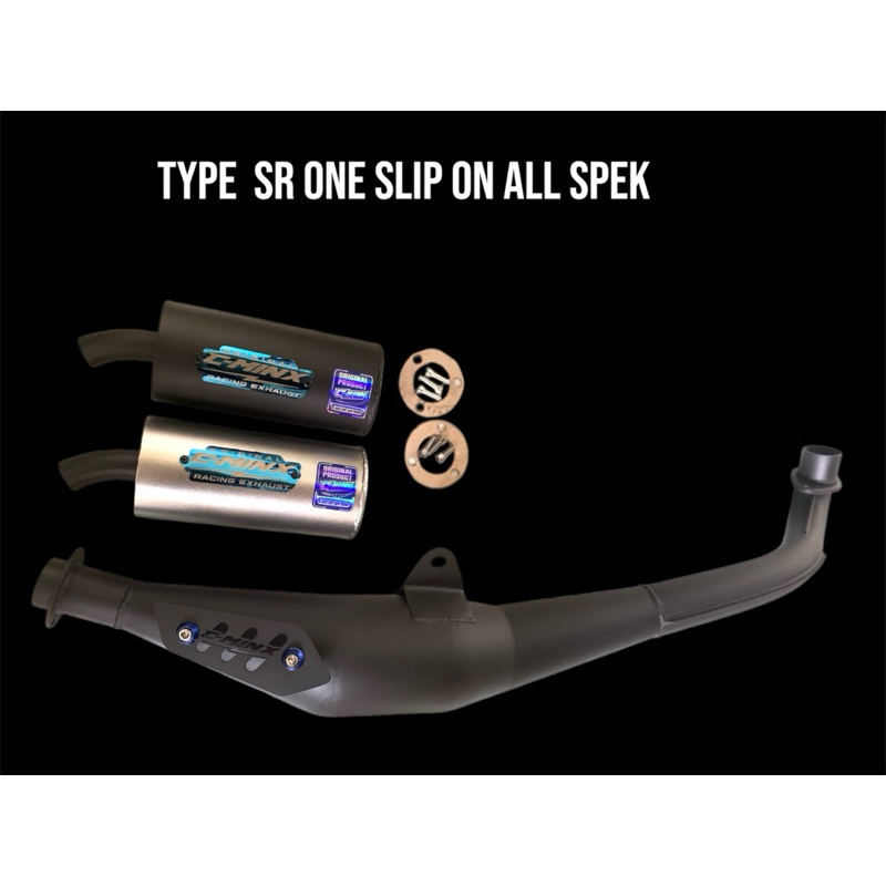 BEST SELER KNALPOT FIZR TYPE SR ONE PREPET BLAYER BY CMN CMINX RACINGMUFFLER