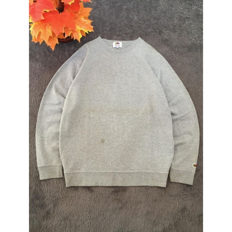 Sweatshirt Crewneck Fruit Of The Loom Abu - Abu Polos Original.