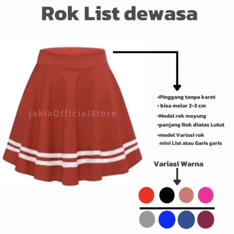 Rok Pendek Rok Pendek Wanita Rok Pendek Korea Rok Pendek Jumbo Rok Mini Rok Mini SKIRT Pendek Rok Se