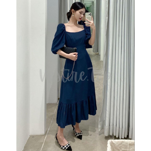 ANZEL | Baju Sabrina | Dress Sabrina Full Karet | Dress Wanita Korea | Dress Pesta | Dress Jumbo | D