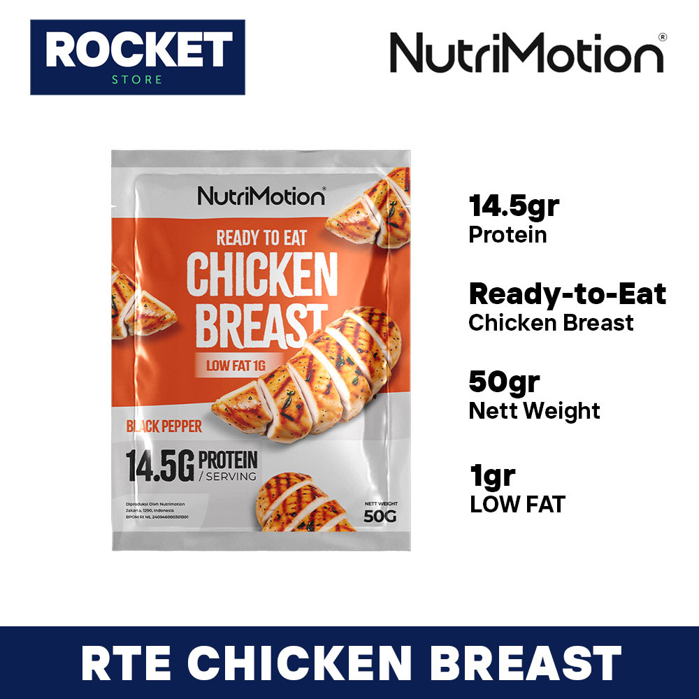 

NutriMotion Ready To Eat Chicken Breast 50gr - Dada Ayam Siap Makan