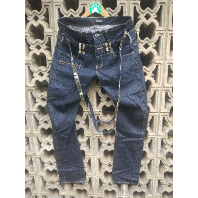 Dominate handcrafted japon curve leg jeans double waist skinny size M konds like a new