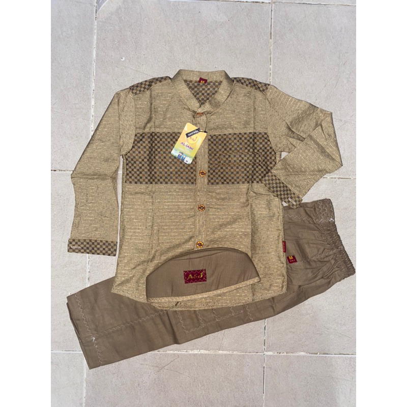 Setelan koko anak cardinal Aljami lengan panjang / setelan koko anak cardinal / setelan koko anak ca