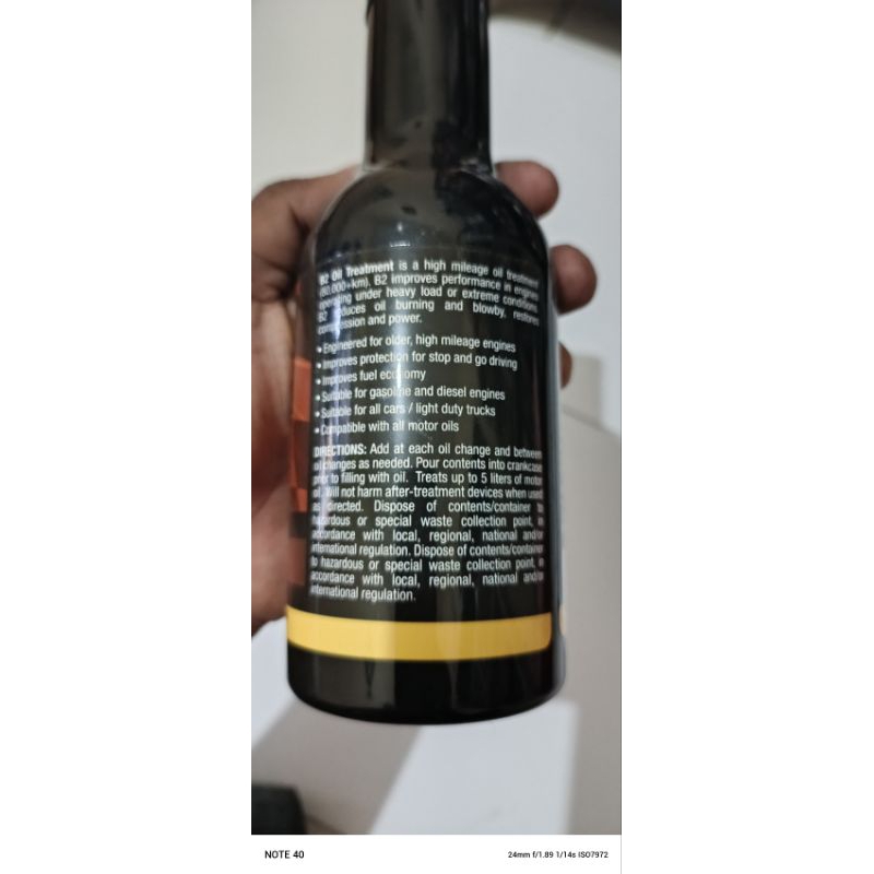 oil treatment /b2 bardahl