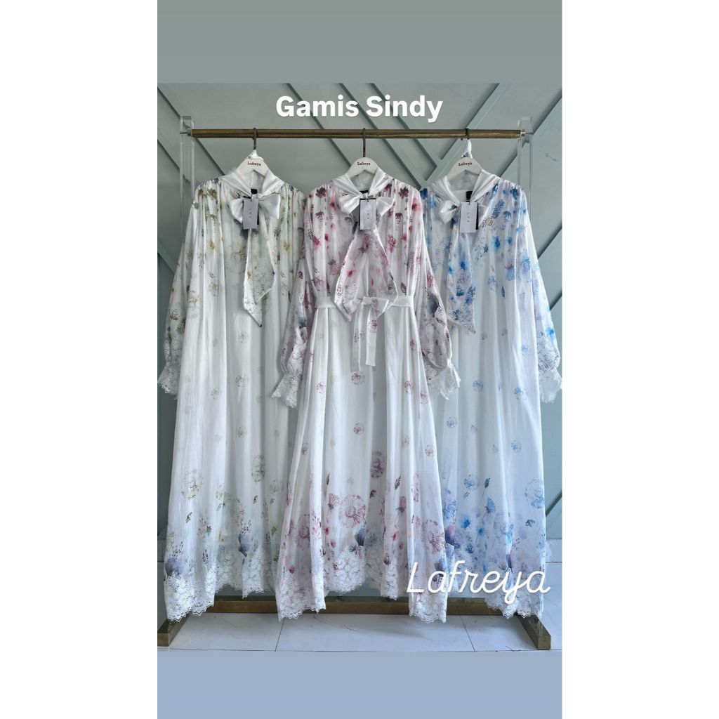 Nae Ella Lafreya Gamis Sindy Fashion Muslim Wanita Import LFY