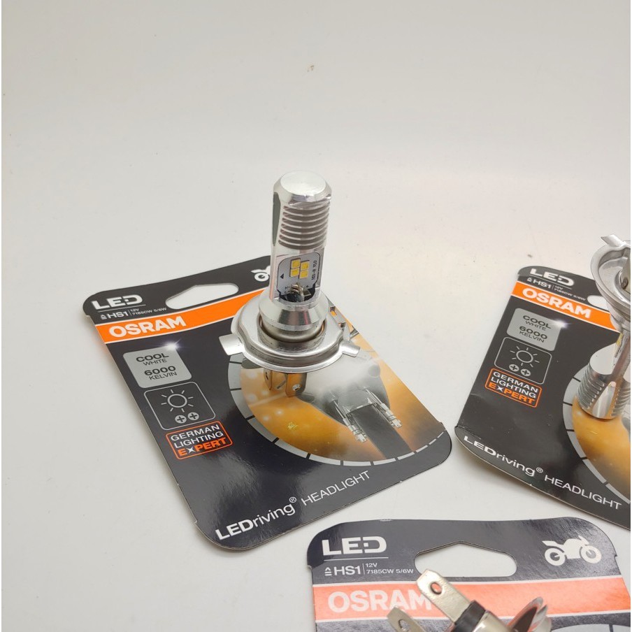 Bohlam Lampu Depan LED HS1 Ninja R RR 150 Z250SL AC DC OSRAM 7285CW