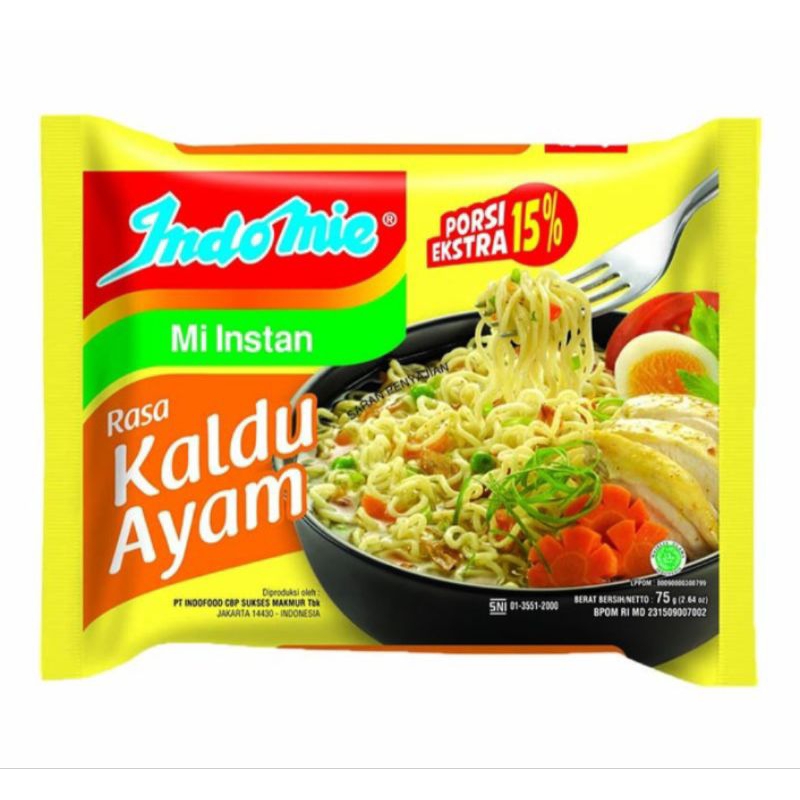 

Indomie Mi Instan Kaldu Ayam 10pcs X 72 g