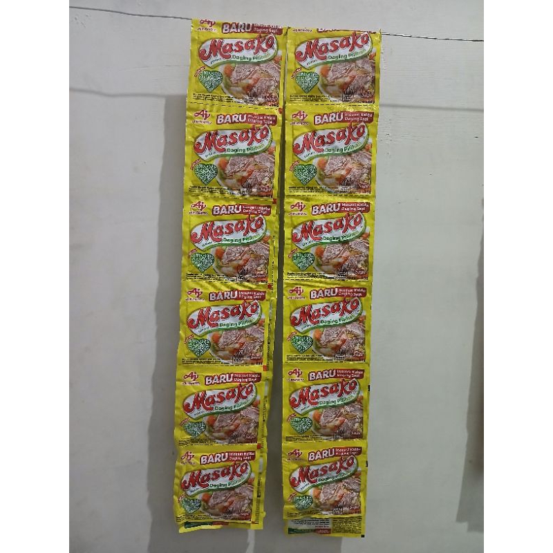 

Masako Sachet 500an 1 Renceng isi 12 pcs