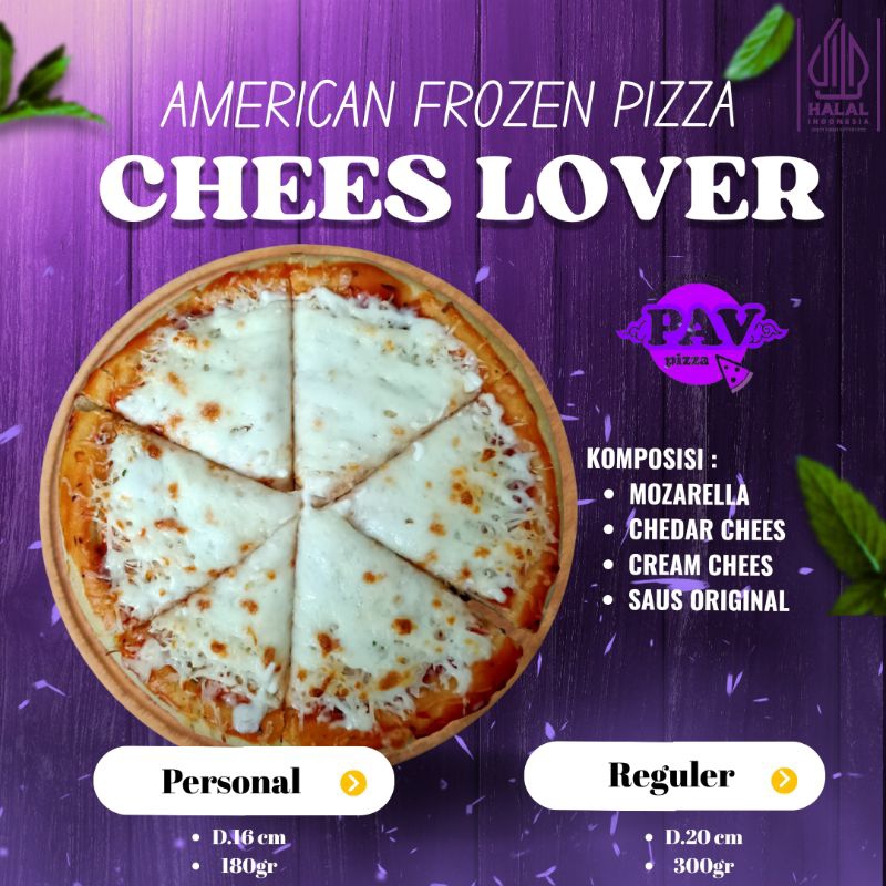 

PAV Pizza frozen mozarella d.15cm