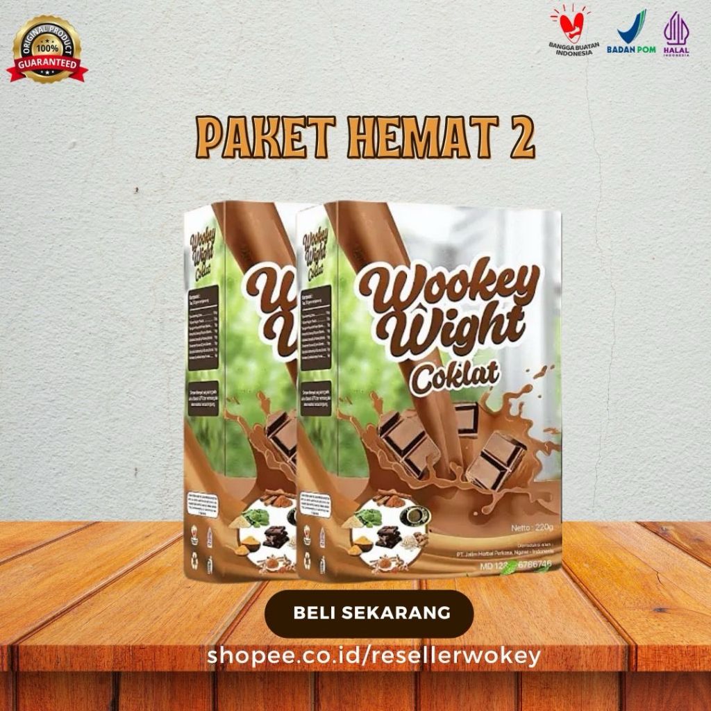 

BIG SALE SALE [PAKET 2 HEMAT] RASA COKLAT - Susu Wight Penambah Berat Badan dan Asupan Kalori Herbal Alami