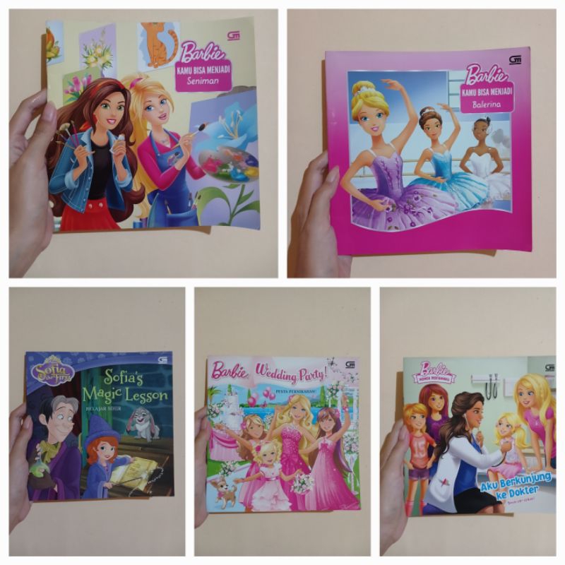 (Preloved) Buku Cerita Anak-Anak Barbie Original Gramedia