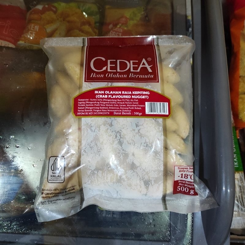 

Cedea Ikan olahan rasa kepiting 500gr