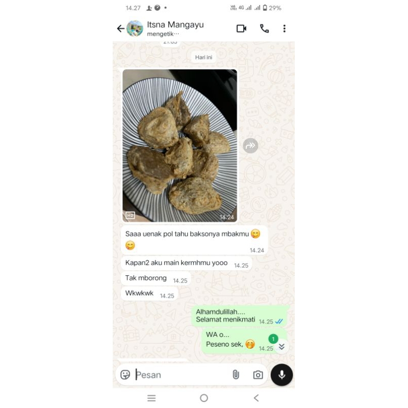 

Tahu walik echo Toyomarto Singosari 1 pak isi 10 biji